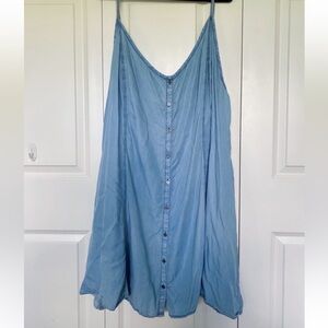 Torrid (6x/30) Denim Button Cami Dress